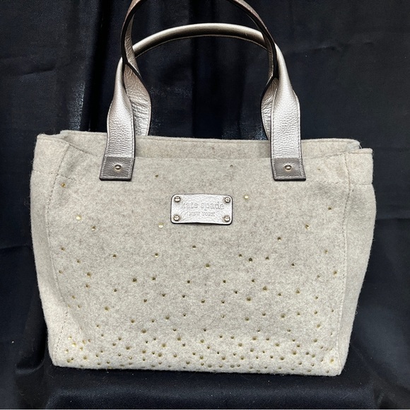 Kate Spade Quinn rhinestone felt handbag - Picture 1 of 4